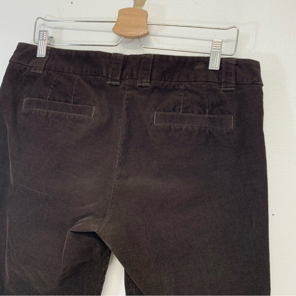 J Crew Corduroy Pants Woman 10  Boot Brown Trouser Pockets Casual‎ Work Office - Picture 6 of 11